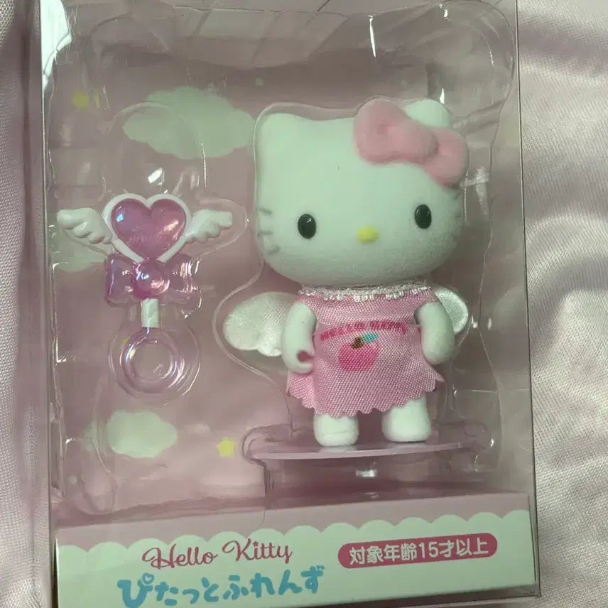 [BUNJANG] Sanrio Hello Kitty Fluffy Pitatto Figure / 산리오 엔젤 키티 헬로키티 플로키 피탓토 피규어