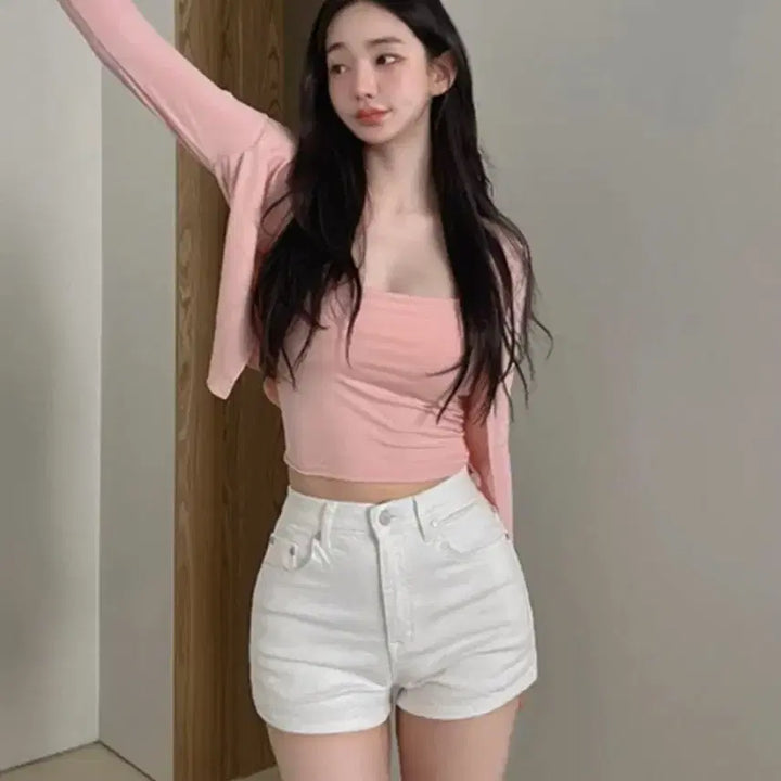 [BUNJANG] Kinda Me Hip Pad Shorts Ivory / 카인다미 골반뽕 반바지 백아이보리