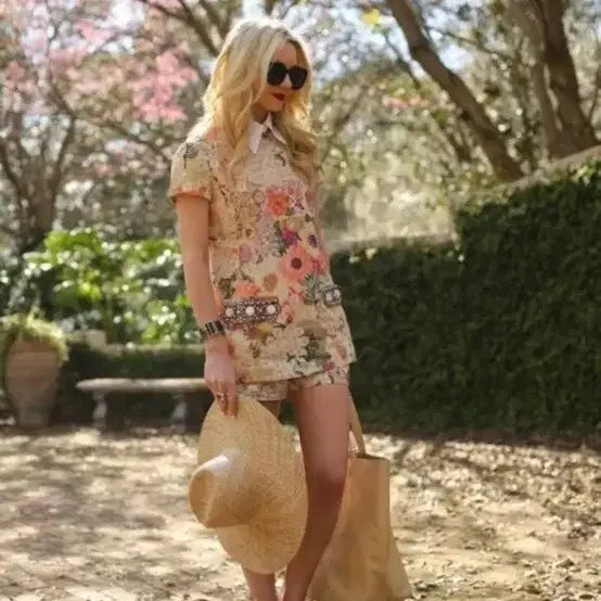 [BUNJANG] Tory Burch Floral Mini Dress / 토리버치 폴로랄 원피스