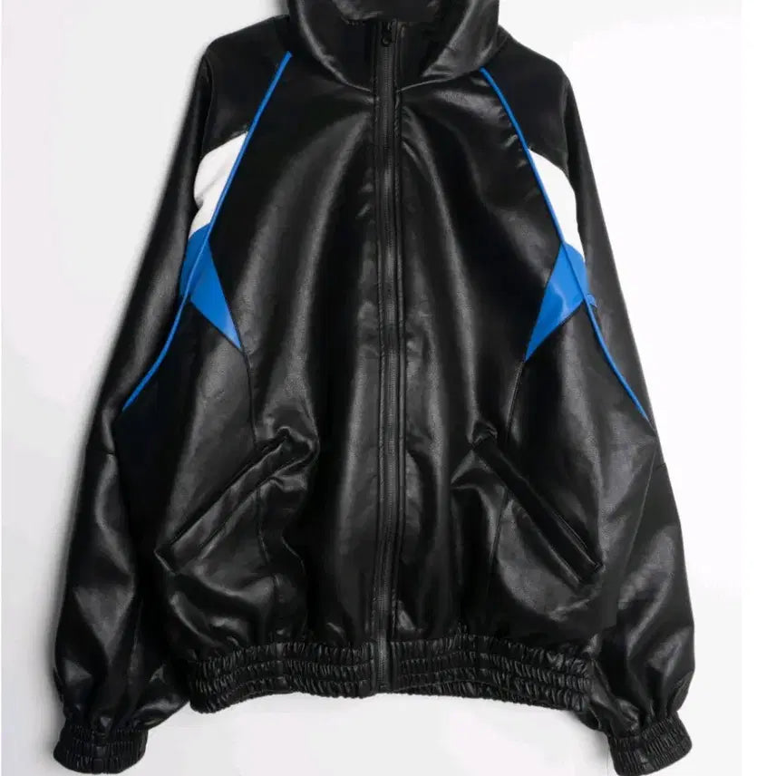 [BUNJANG] WooHwa Leather Jacket / 우화 레더 자켓