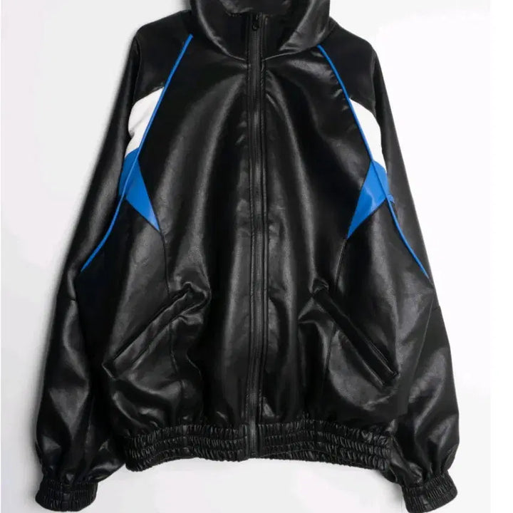 [BUNJANG] WooHwa Leather Jacket / 우화 레더 자켓