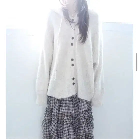 [BUNJANG] HeepeDeepee Hooded Cardigan / 히피디피 후드 가디건
