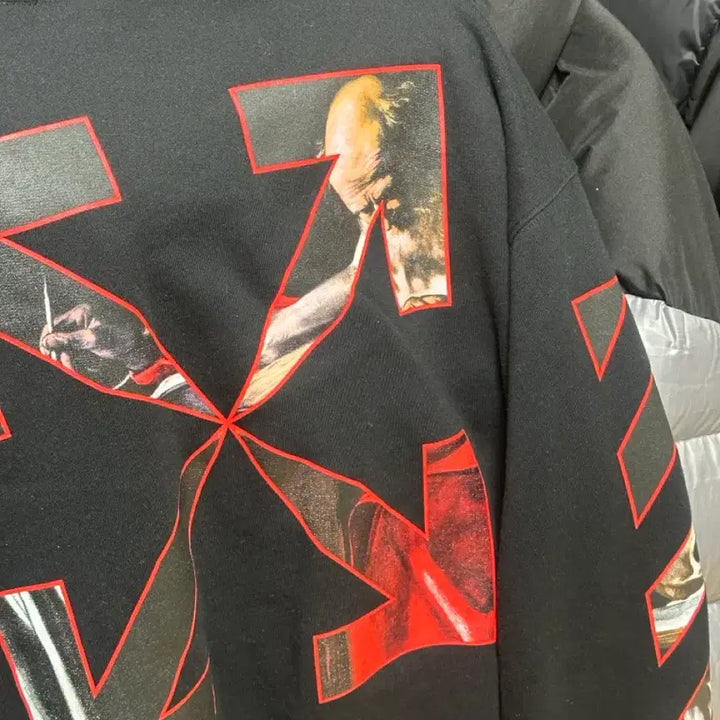 [BUNJANG] Off-White Caravaggio Hoodie S / 오프화이트 카라바조 정품 후드 S