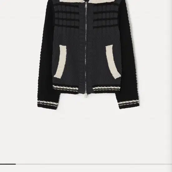 [BUNJANG] Label Archive Knit Zip-up / 라벨아카이브 니트집업 2