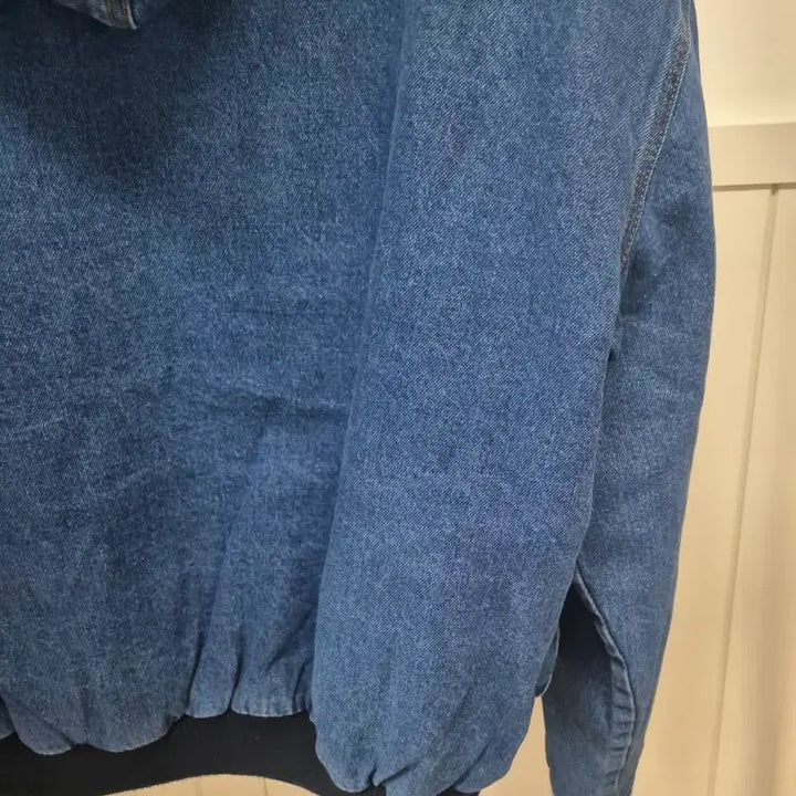 [BUNJANG] Unisex Retro Quilted Denim Jacket / 레트로 누빔 후드청자켓 새상품(남녀공용)