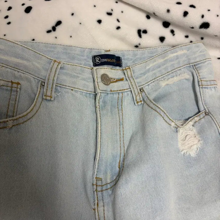 [BUNJANG] NewJeans Light Denim Y2K Skinny Jeans / 리밍 데미지 라이트 데님 청바지 y2k 스키니진 뉴진스는 새청바지