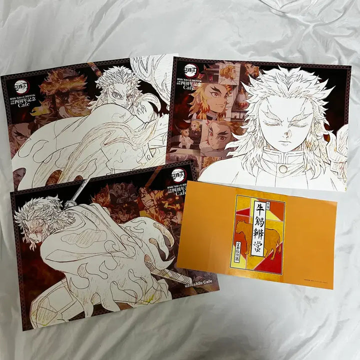 [BUNJANG] Demon Slayer Rengoku 3rd Anniversary Lunch Mat / 귀멸의 칼날 귀칼 렌고쿠 무한열차 3주년 런천매트 도시락