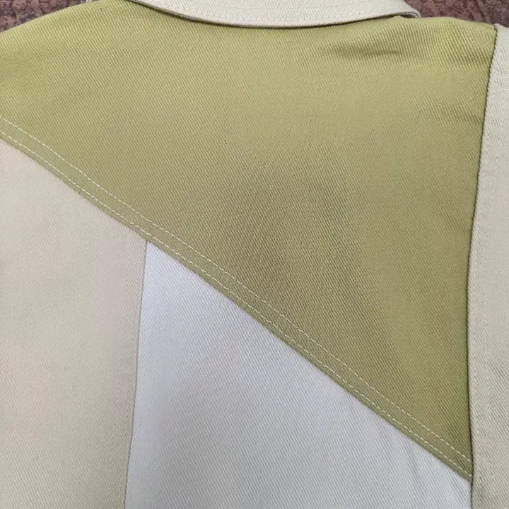 [BUNJANG] ZARA Patchwork Gabardine Jacket M / 자라 패치워크 개버딘 재킷 M