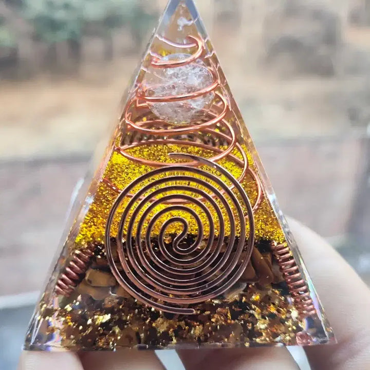 [BUNJANG] Custom 5-Pin Multi-Frequency Orgone Pyramid / 5핀 다주파  오르곤 피라미드 주문제작품