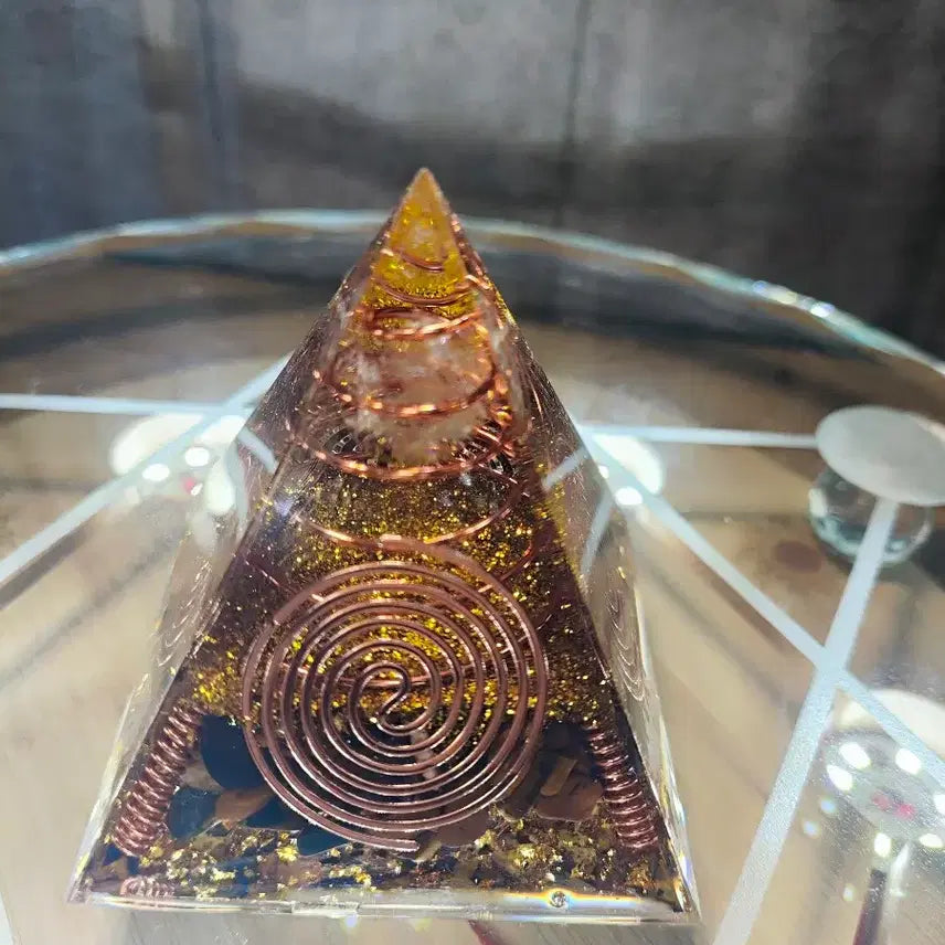 [BUNJANG] Custom 5-Pin Multi-Frequency Orgone Pyramid / 5핀 다주파  오르곤 피라미드 주문제작품