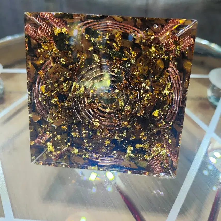 [BUNJANG] Custom 5-Pin Multi-Frequency Orgone Pyramid / 5핀 다주파  오르곤 피라미드 주문제작품