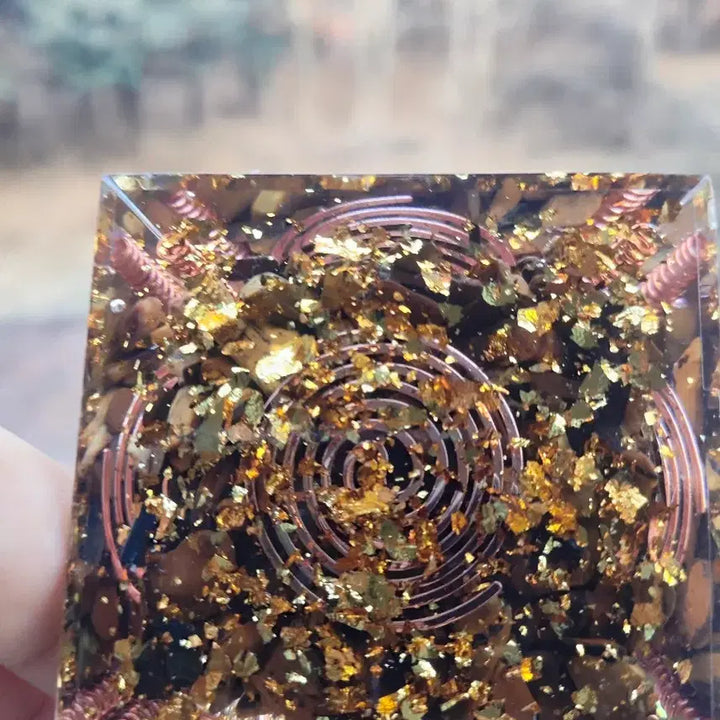 [BUNJANG] Custom 5-Pin Multi-Frequency Orgone Pyramid / 5핀 다주파  오르곤 피라미드 주문제작품