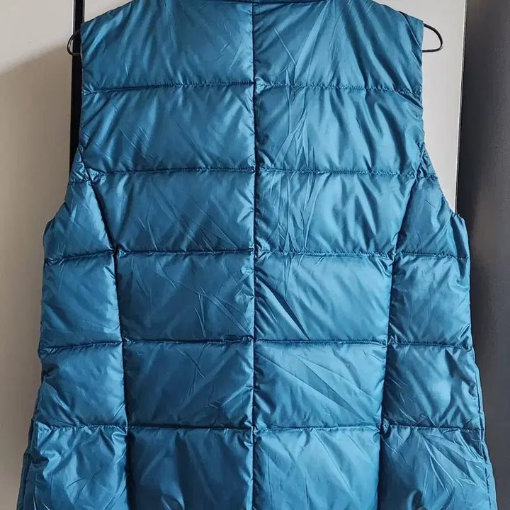 [BUNJANG] Women's Teal Neck Padded Vest M / 여성 청록색 넥 패딩 조끼 M