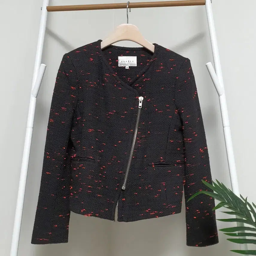 [BUNJANG] Sandro Tweed Short Jacket / 산드로 트위드 숏자켓