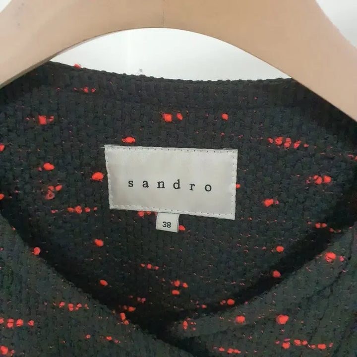 [BUNJANG] Sandro Tweed Short Jacket / 산드로 트위드 숏자켓