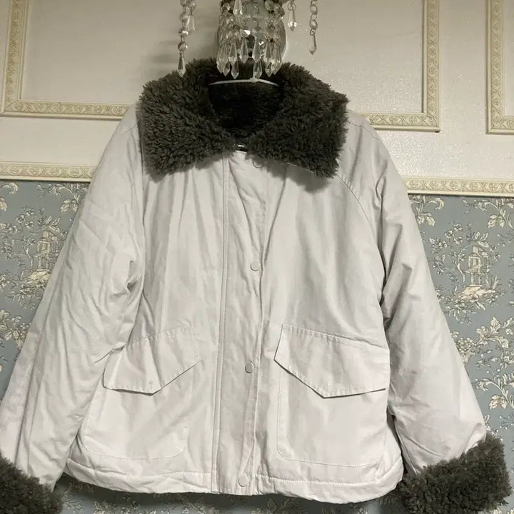 [BUNJANG] Big Size Sherpa Fleece Jacket / 빅사이즈 양털뽀글이자켓 66~77반