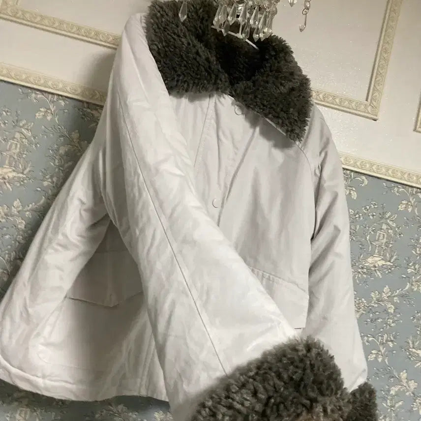 [BUNJANG] Big Size Sherpa Fleece Jacket / 빅사이즈 양털뽀글이자켓 66~77반
