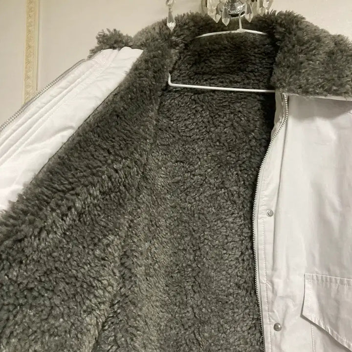 [BUNJANG] Big Size Sherpa Fleece Jacket / 빅사이즈 양털뽀글이자켓 66~77반