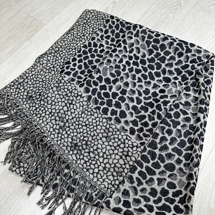 [BUNJANG] Leopard Print Scarf / 레오파드 호피 패턴 머플러