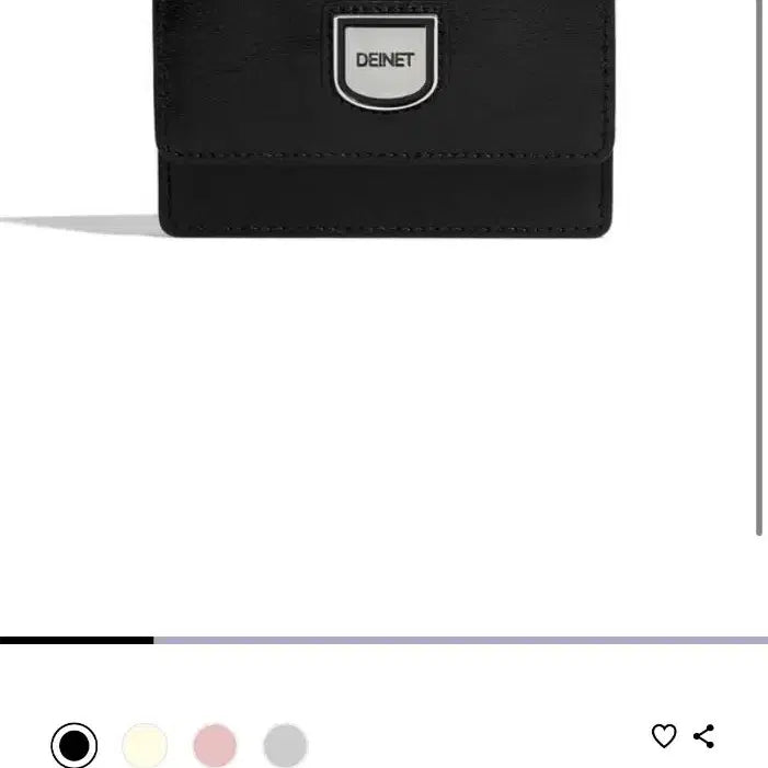 [BUNJANG] Deinet Signature Black Wallet / Deinet 다이닛 시그니처 블랙 반지갑