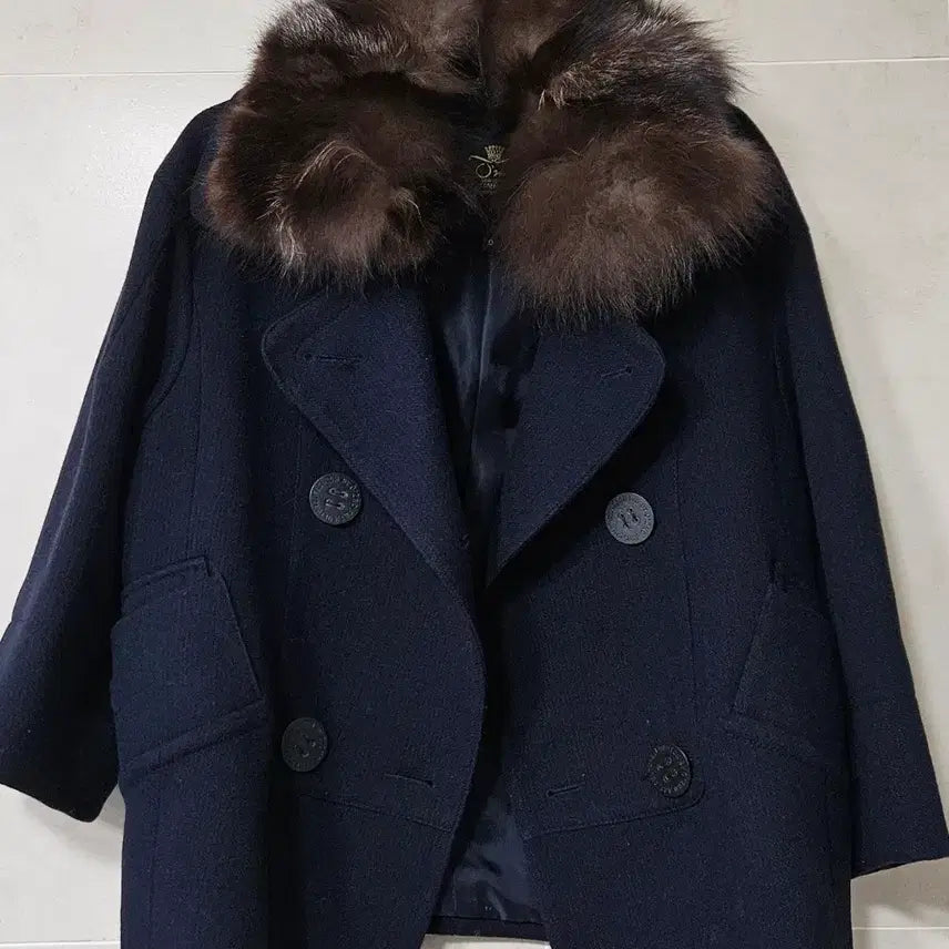 [BUNJANG] O!ZOC Secondhand Fox Fur Coat / 오즈세컨 폭스털 코트 44상태최상 택포