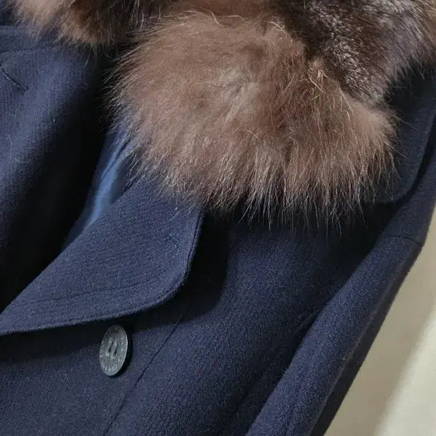 [BUNJANG] O!ZOC Secondhand Fox Fur Coat / 오즈세컨 폭스털 코트 44상태최상 택포