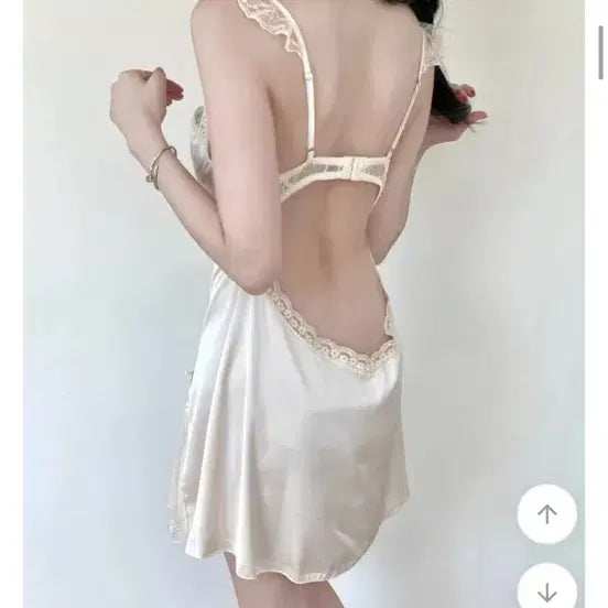 [BUNJANG] Belle Marie Satin Lace Home Wear / 벨르마리 슬립 홈웨어