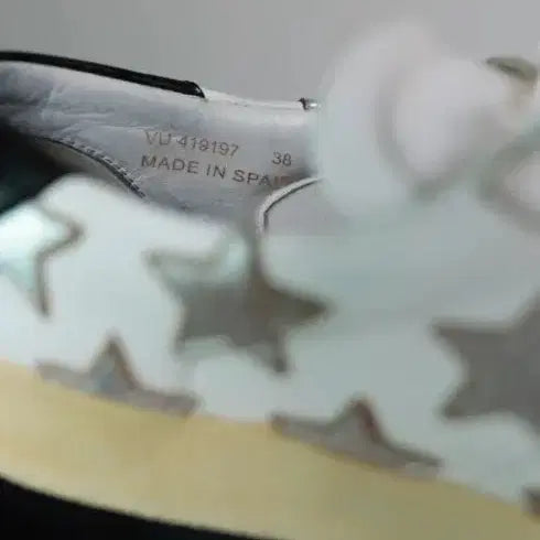 [BUNJANG] Saint Laurent Star Sneakers / 생로랑 스타 스니커즈 38 감성 가죽 스니커즈