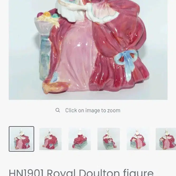 [BUNJANG] Royal Doulton Penelope Figurine / ++로얄덜튼 royal doulton Penelope 페넬로페 도자기인형