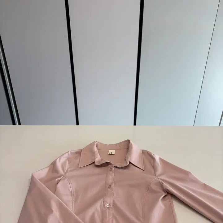 [BUNJANG] Pink Slim Shirt / 인디핑크 슬림 셔츠
