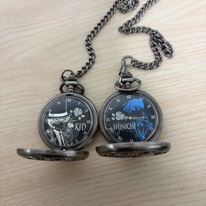 [SOLD OUT] 명탐정 코난 괴도키드 쿠도 신이치 회중시계 일괄