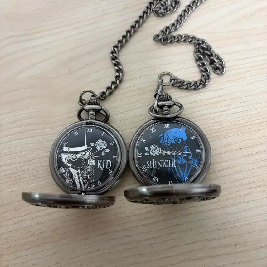 [SOLD OUT] 명탐정 코난 괴도키드 쿠도 신이치 회중시계 일괄