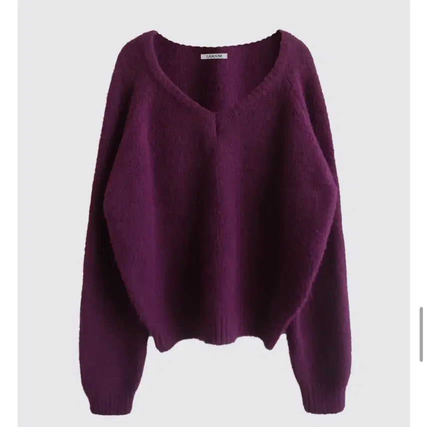[BUNJANG] La Room Bonnie V-Neck Knit Top / 라룸 제작 보니 v니트 퍼플