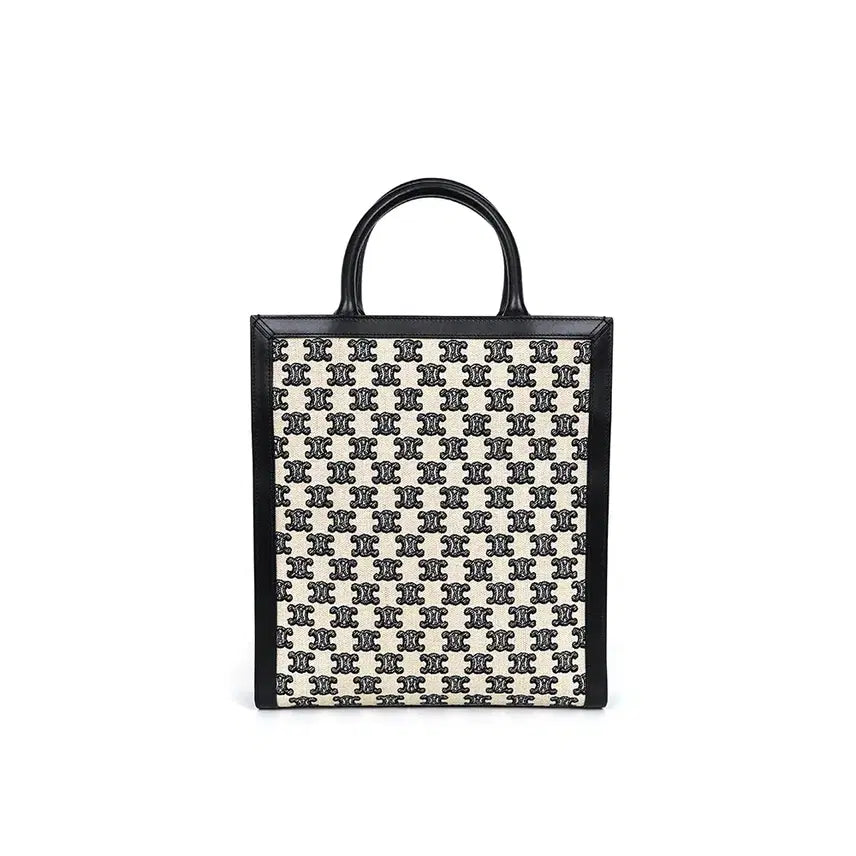 [BUNJANG] Celine Triomphe Embroidered Vertical Cabas Bag Small / [중고명품] 셀린느 트리오페 자수  버티컬 카바스 백 스몰 194352