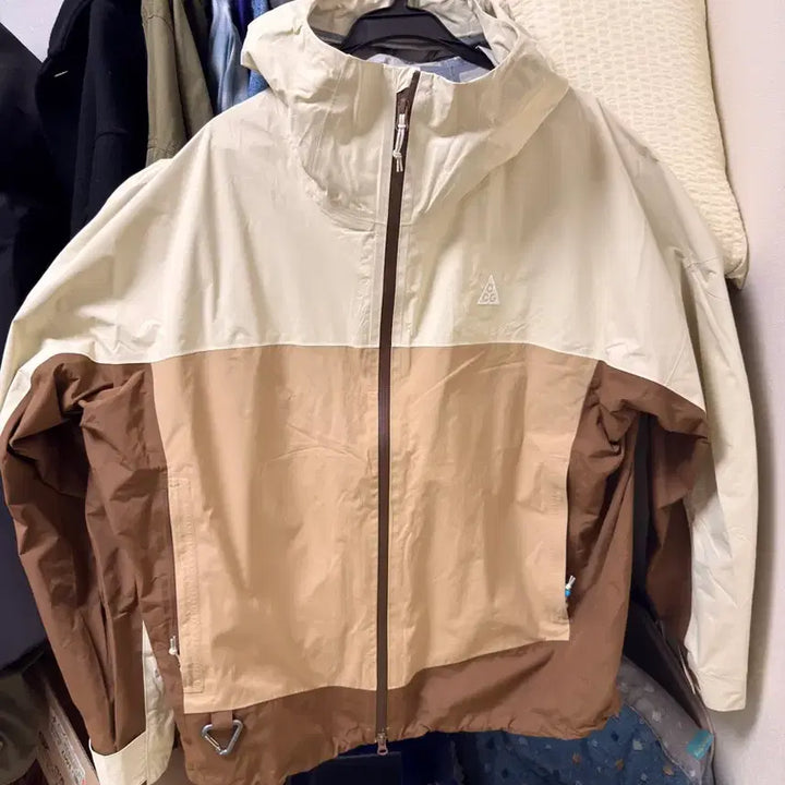 [BUNJANG] Nike ACG Windbreaker Jacket Beige/Brown 2XL / 나이키 ACG 바람막이 자켓 베이지/브라운 2xl