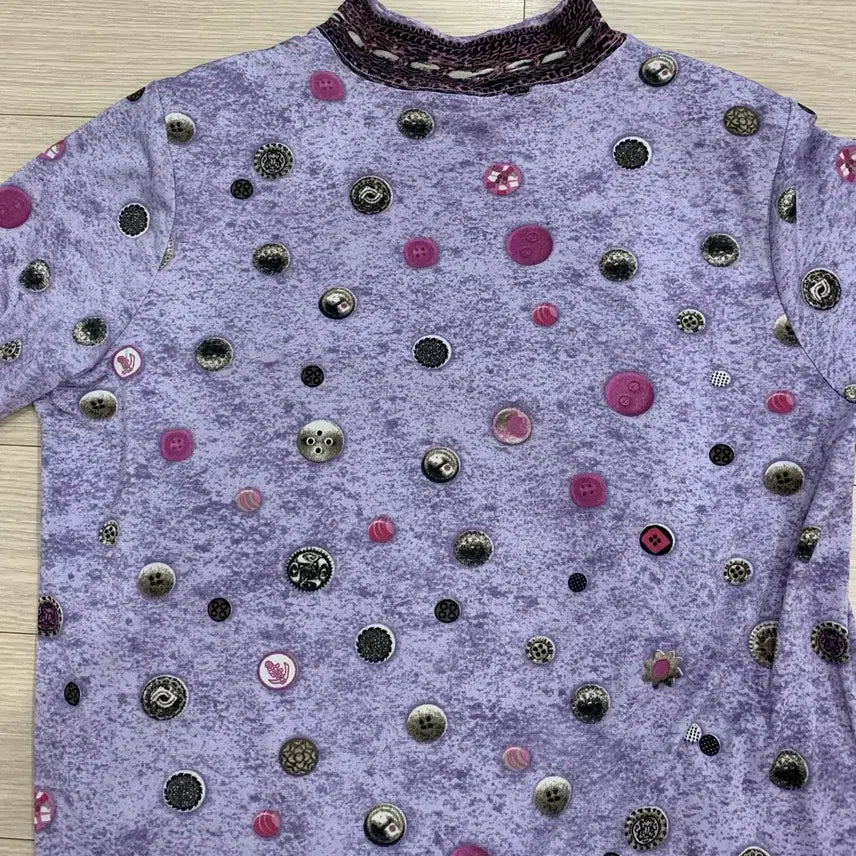 [BUNJANG] Button Sleeve Long Sleeve T-shirt / button sleeve 버튼 슬리브 긴팔 롱 티셔츠