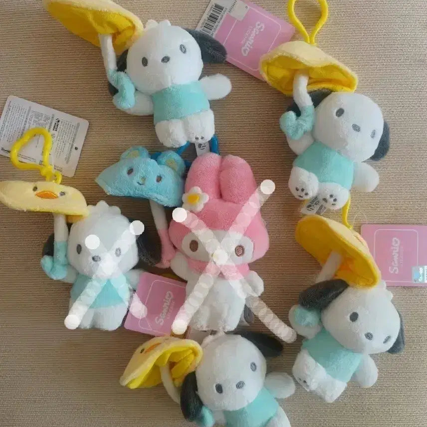 [BUNJANG] Sanrio Umbrella Keyring / 우산산리오키링
