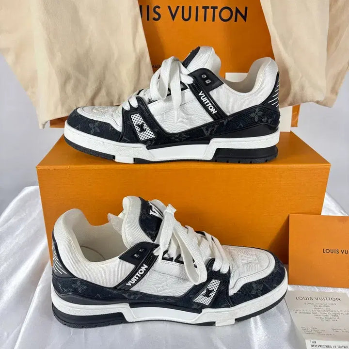 [BUNJANG] Louis Vuitton LV Trainer Sneakers Black / (정품)루이비통 LV 트레이너 스니커즈 블랙