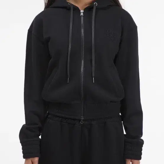 [BUNJANG] KimMeTheYoung G_BAND Zip-Up Hoodie / 김미더영 G_BAND ZIP-UP HOODIE / BLACK