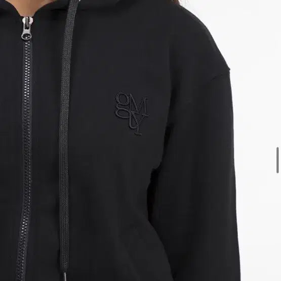 [BUNJANG] KimMeTheYoung G_BAND Zip-Up Hoodie / 김미더영 G_BAND ZIP-UP HOODIE / BLACK