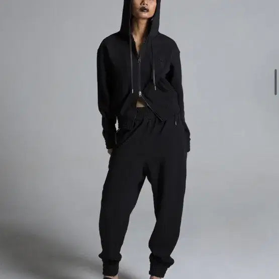 [BUNJANG] KimMeTheYoung G_BAND Zip-Up Hoodie / 김미더영 G_BAND ZIP-UP HOODIE / BLACK
