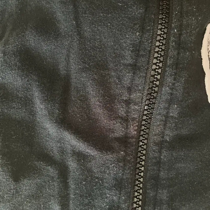 [BUNJANG] Rock Chic Short Sleeve Hooded Zip-up / 락시크 반팔 후드집업