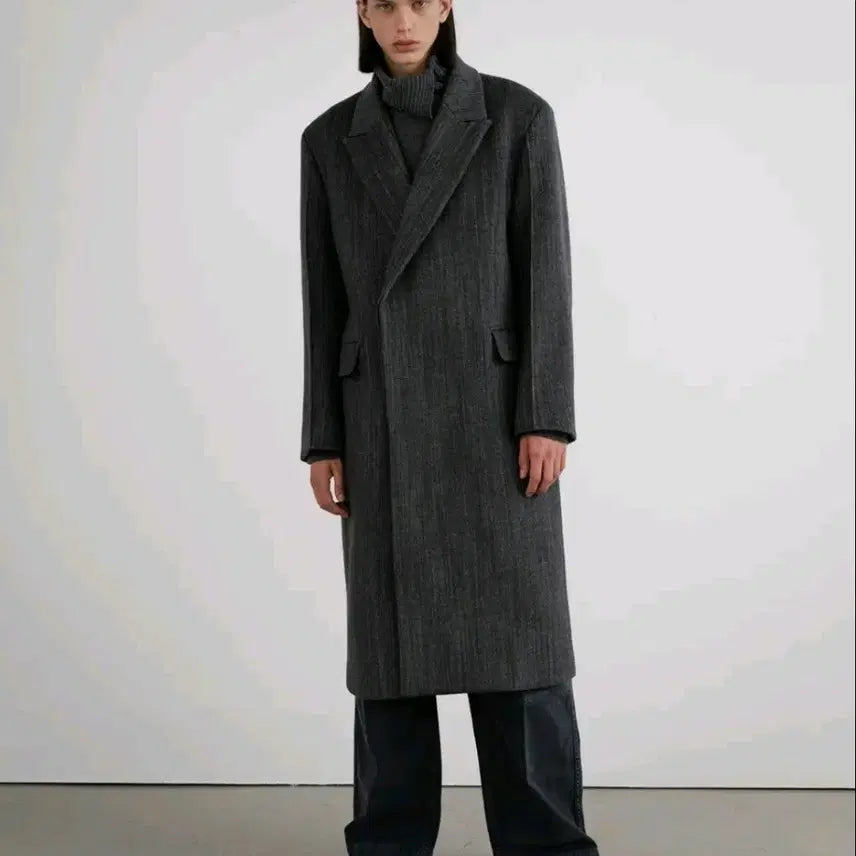 [BUNJANG] In Silence Space Dyed Coat Gray S / 인사일런스 스페이스 다잉코트 그레이 s