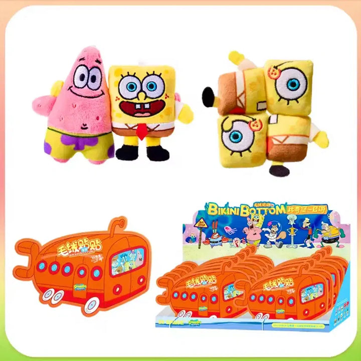 [BUNJANG] Spongebob Bikini Bottom Blind Box Random Magnet Pack Keyring Doll / 스폰지밥 블라인드 패키지 비키니시티 랜덤자석팩 키링 인형 랜덤깡 키덜트