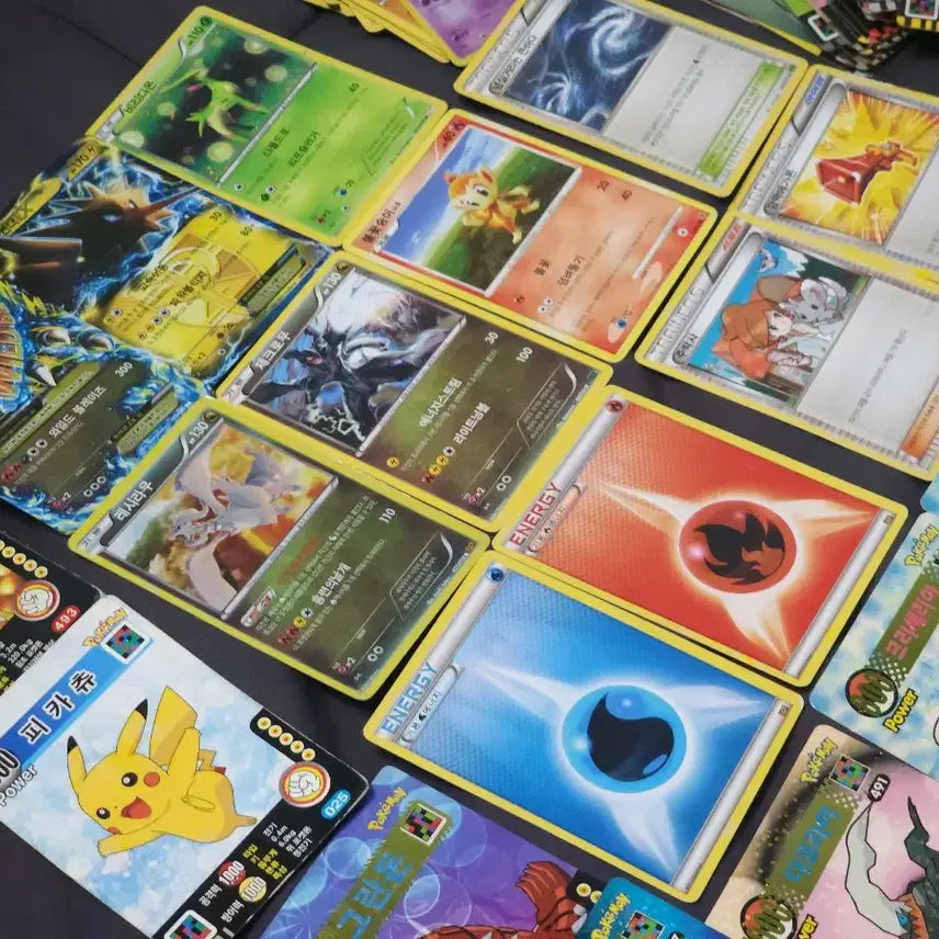 [BUNJANG] Ancient Pokemon Card Collection - Charizard, Zapdos, Energy, Arceus / 옛날 고대 포켓몬 카드 모음 리자몽 썬더 에너지 아르세우스
