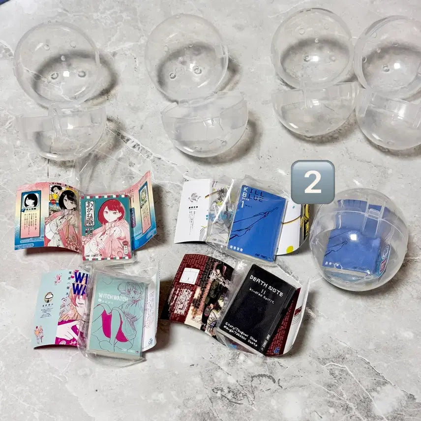 [BUNJANG] Jump Comics Miniature Comic Book Gacha Death Note Vol. 11 Set / 미개봉 점프 콩가샤 미니어처 만화책 가챠 데스노트 11권 마메가샤