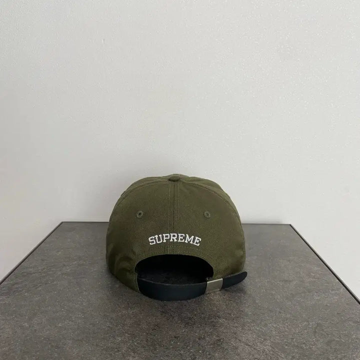 [BUNJANG] Supreme S Logo Cordura Ball Cap - Khaki / (OS) 슈프림 S로고 볼캡 모자 코듀라 카키