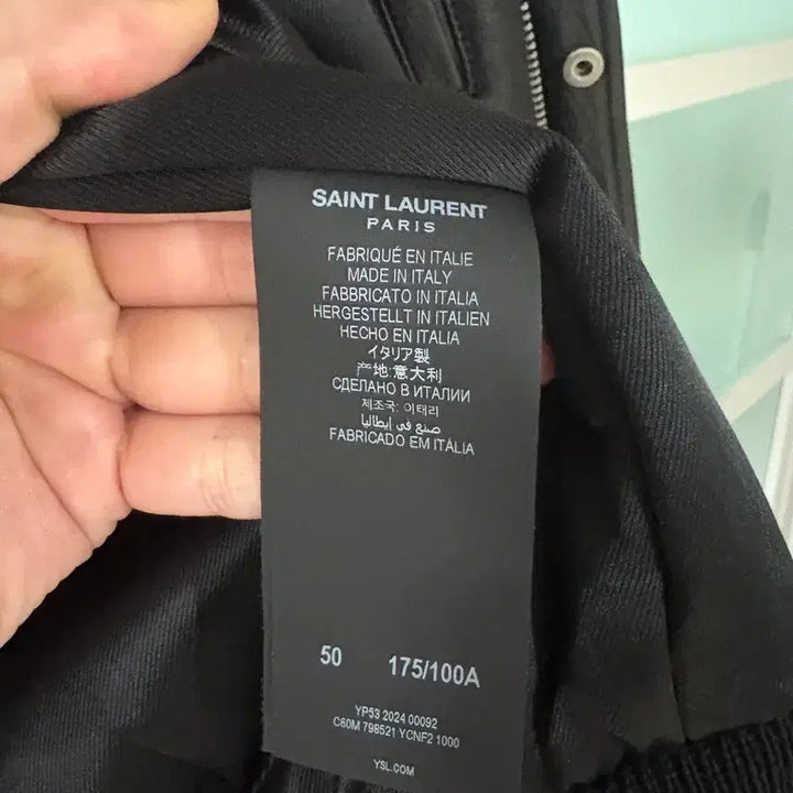 [BUNJANG] Saint Laurent Leather Jacket (Size 50) / 생로랑 가죽자켓 50사이즈