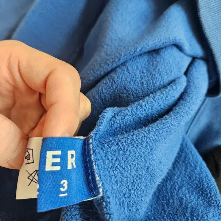 [BUNJANG] ADER Error Blue Sweatshirt / 아더에러 블루 맨투맨 스웻셔츠