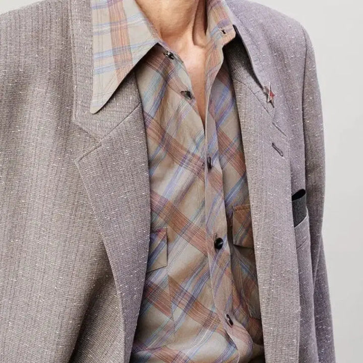 [BUNJANG] 르메르 Western Check Shirt 48 / 르메르 웨스턴 체크 셔츠 48사이즈